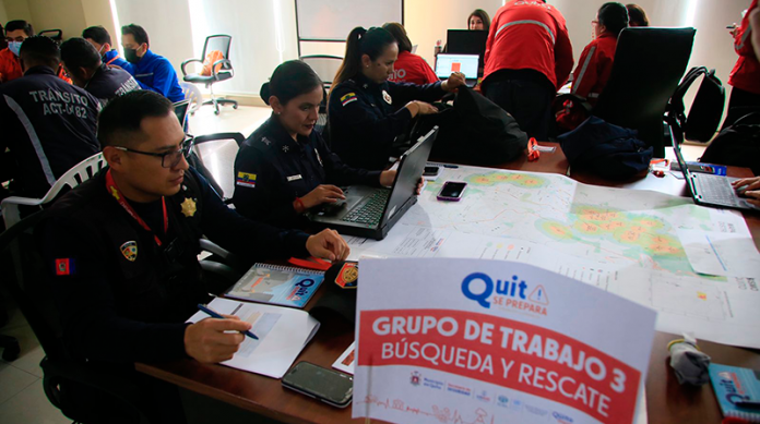 Simulacro sismo Quito