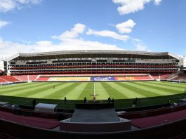 QUITO.- Isaac Álvarez anunció en rueda de prensa sobre la colocación de butacas en el Estadio Rodrigo Paz Delgado premeditado para mediados de año del 2024.