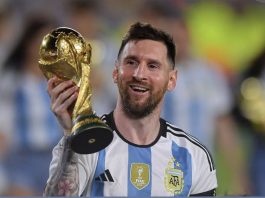 Messi le dice adiós al campeonato mundial.