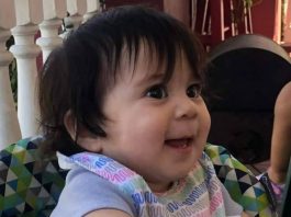 Jaylin, bebé de 16 meses fallecida.