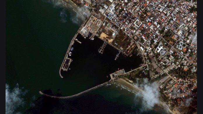 Imágenes satelitales de la frontera de Venezuela con Guayana