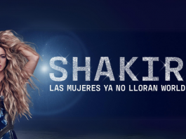 Shakira realizará su concierto “Las mujeres ya no lloran” el 8 de noviembre.